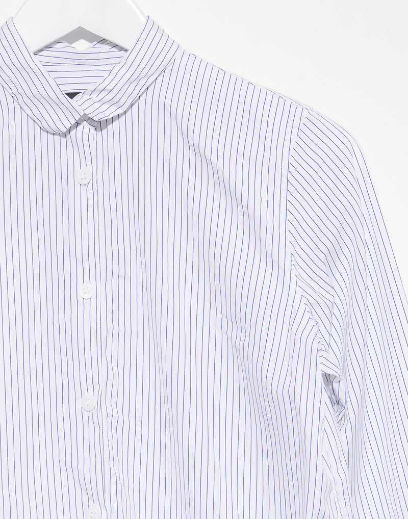 Blue & White Stripe Cotton Tyrol Shirt
