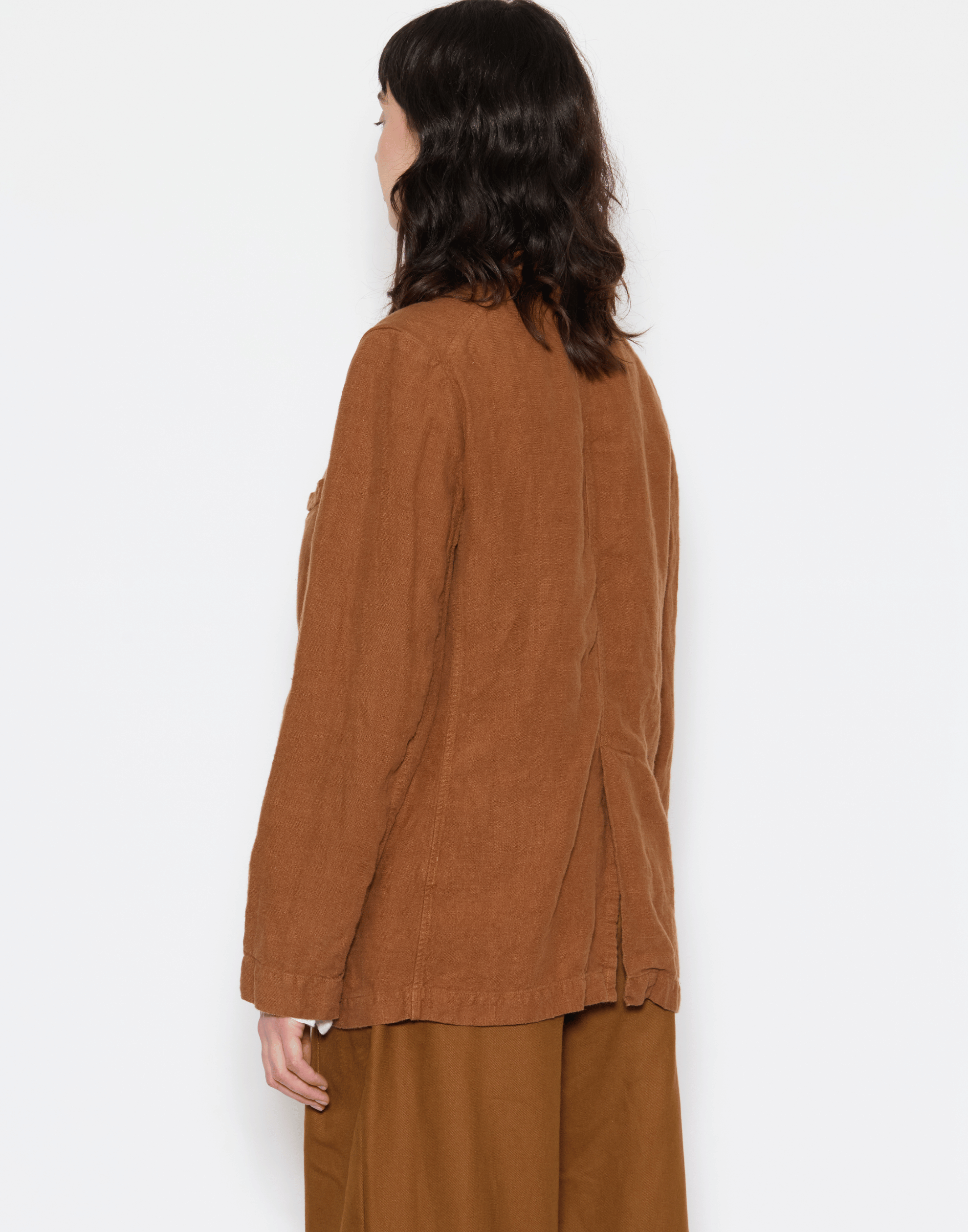 Brick Linen Dominique Blazer