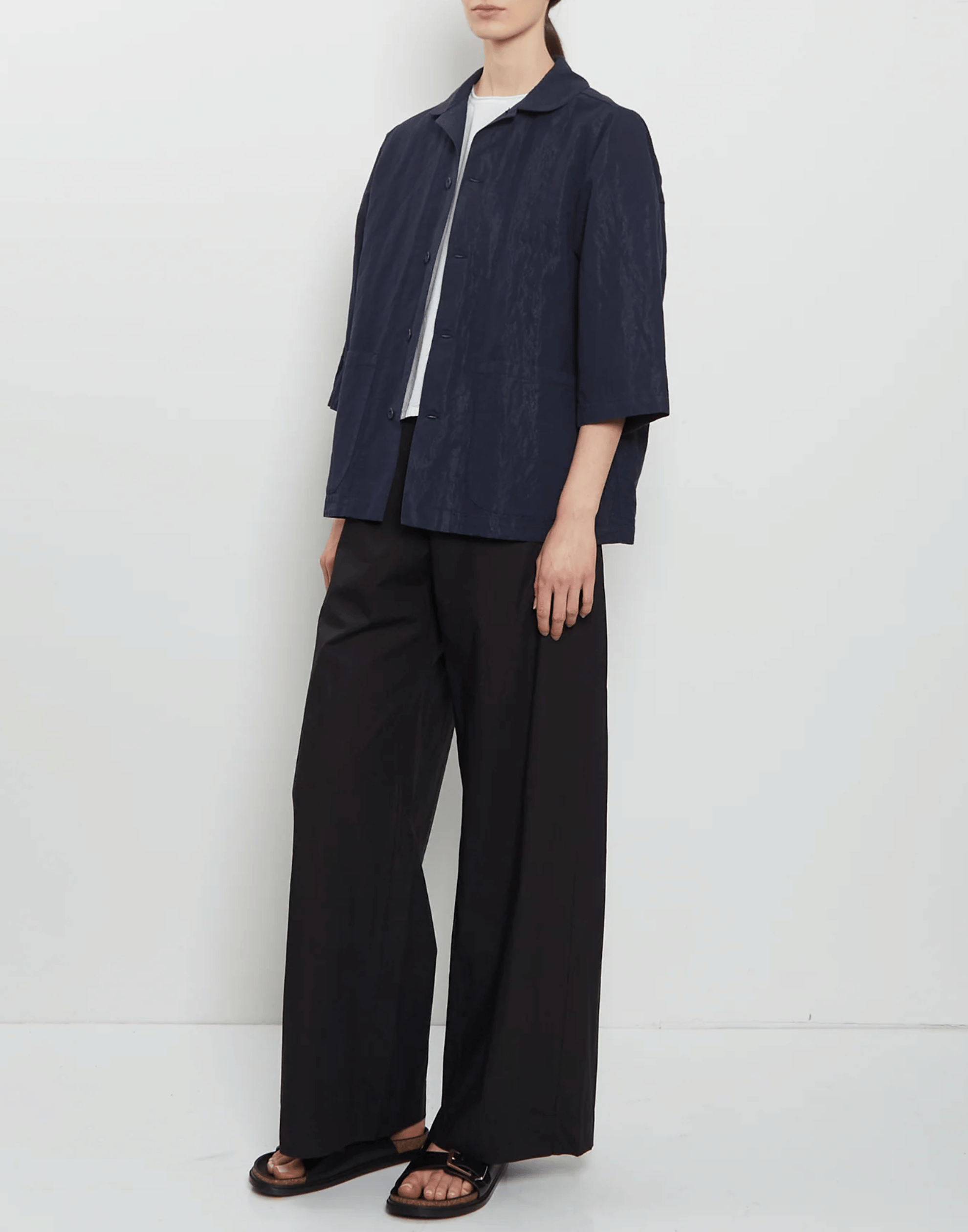 Atlantic Blue Technical Cotton Olivia Jacket