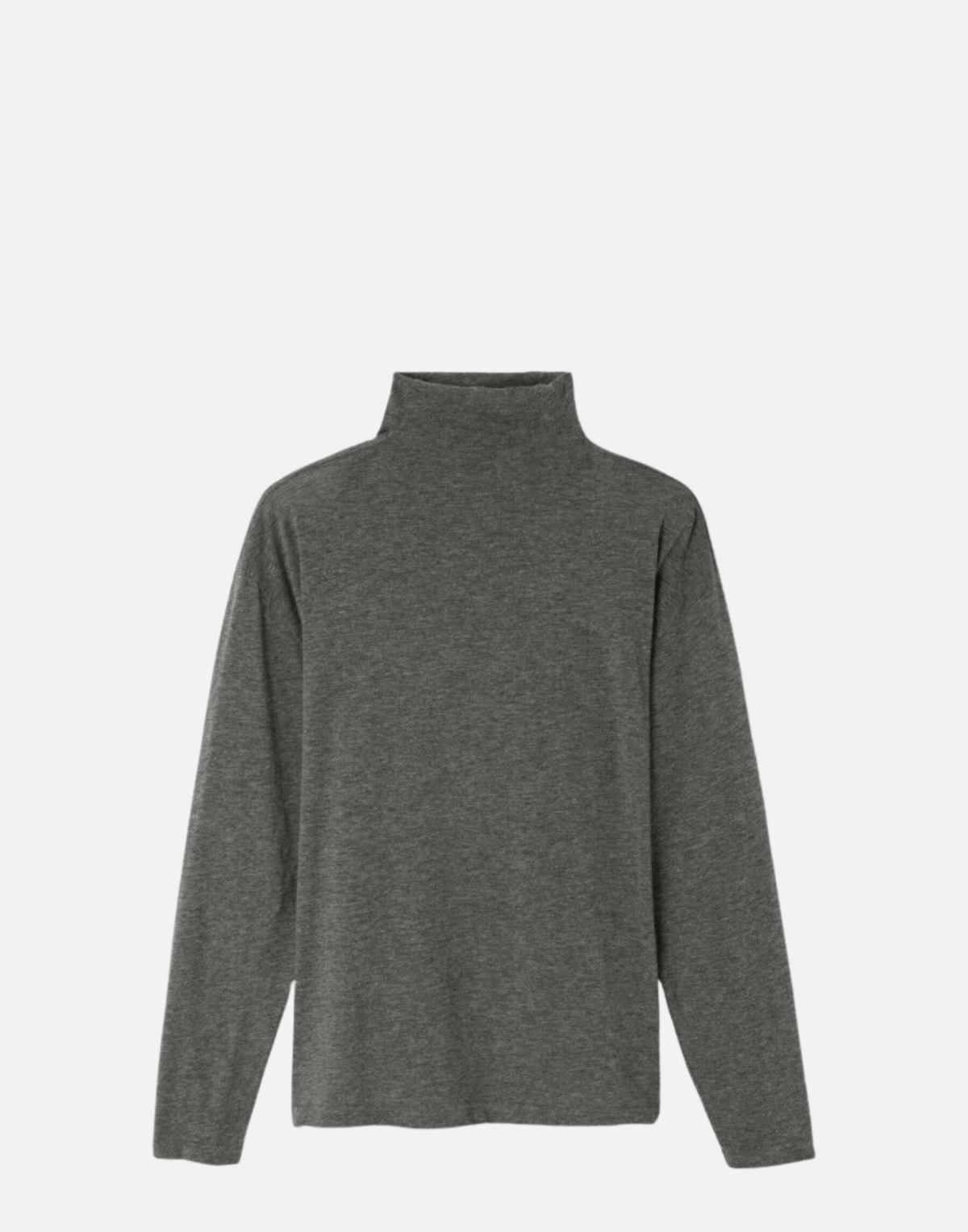 Charcoal Cotton Blend Jacksonville Long Sleeve Top