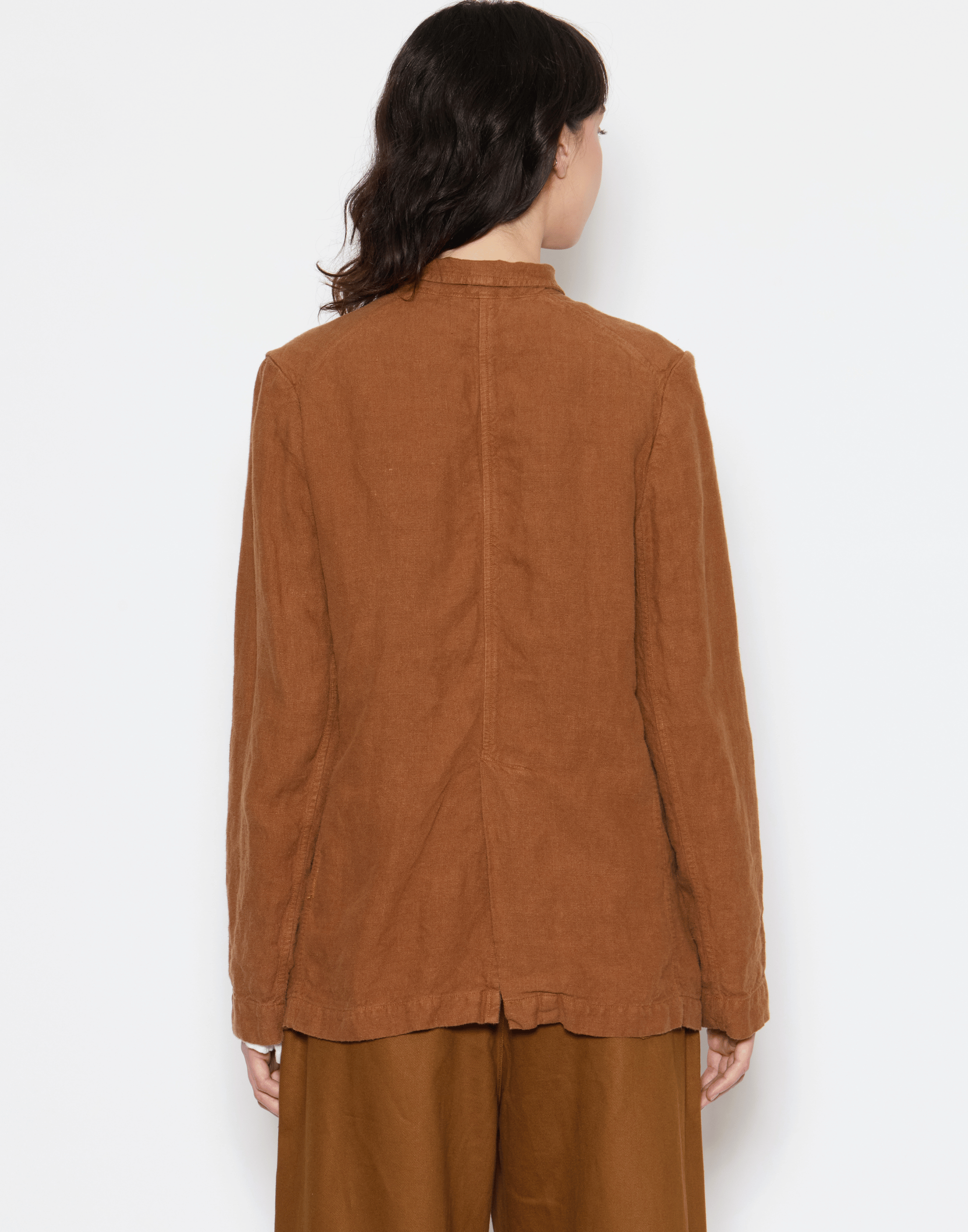 Brick Linen Dominique Blazer