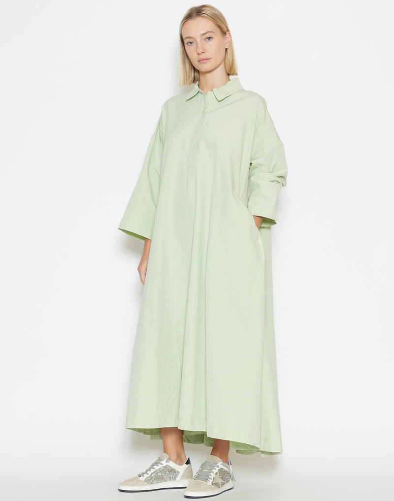 Jade Green Cotton Wow Wow Dress