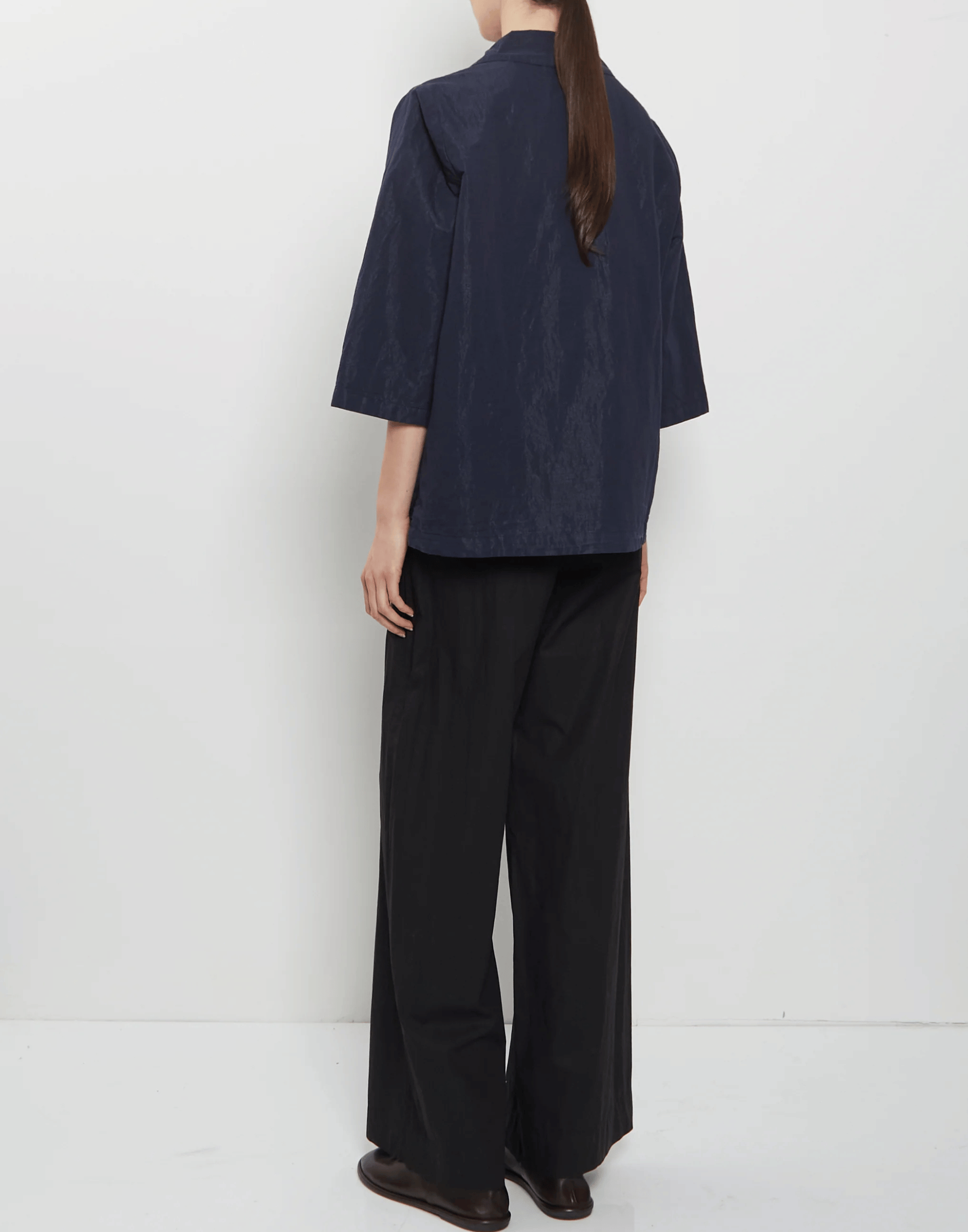 Atlantic Blue Technical Cotton Olivia Jacket