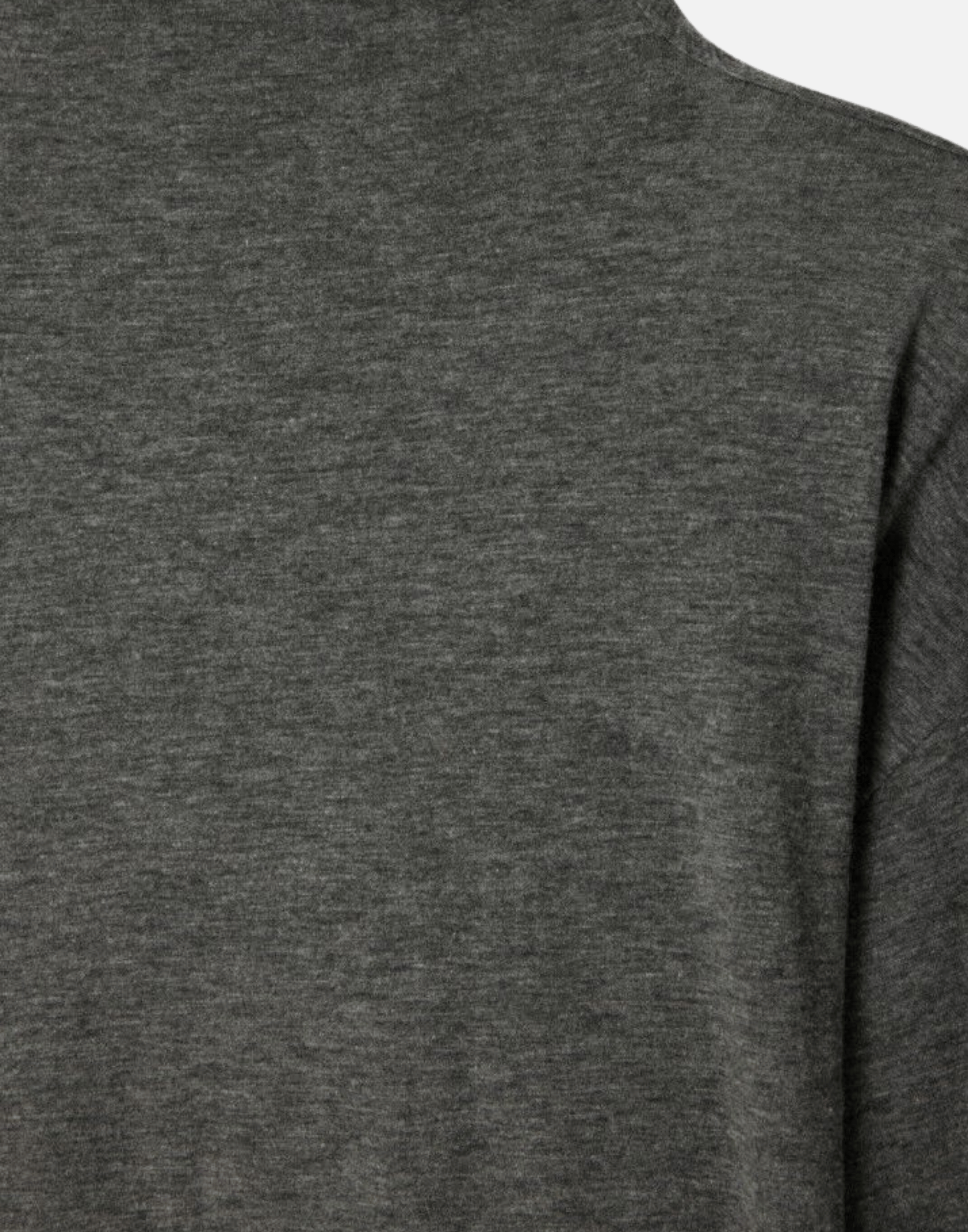 Charcoal Cotton Blend Jacksonville Long Sleeve Top