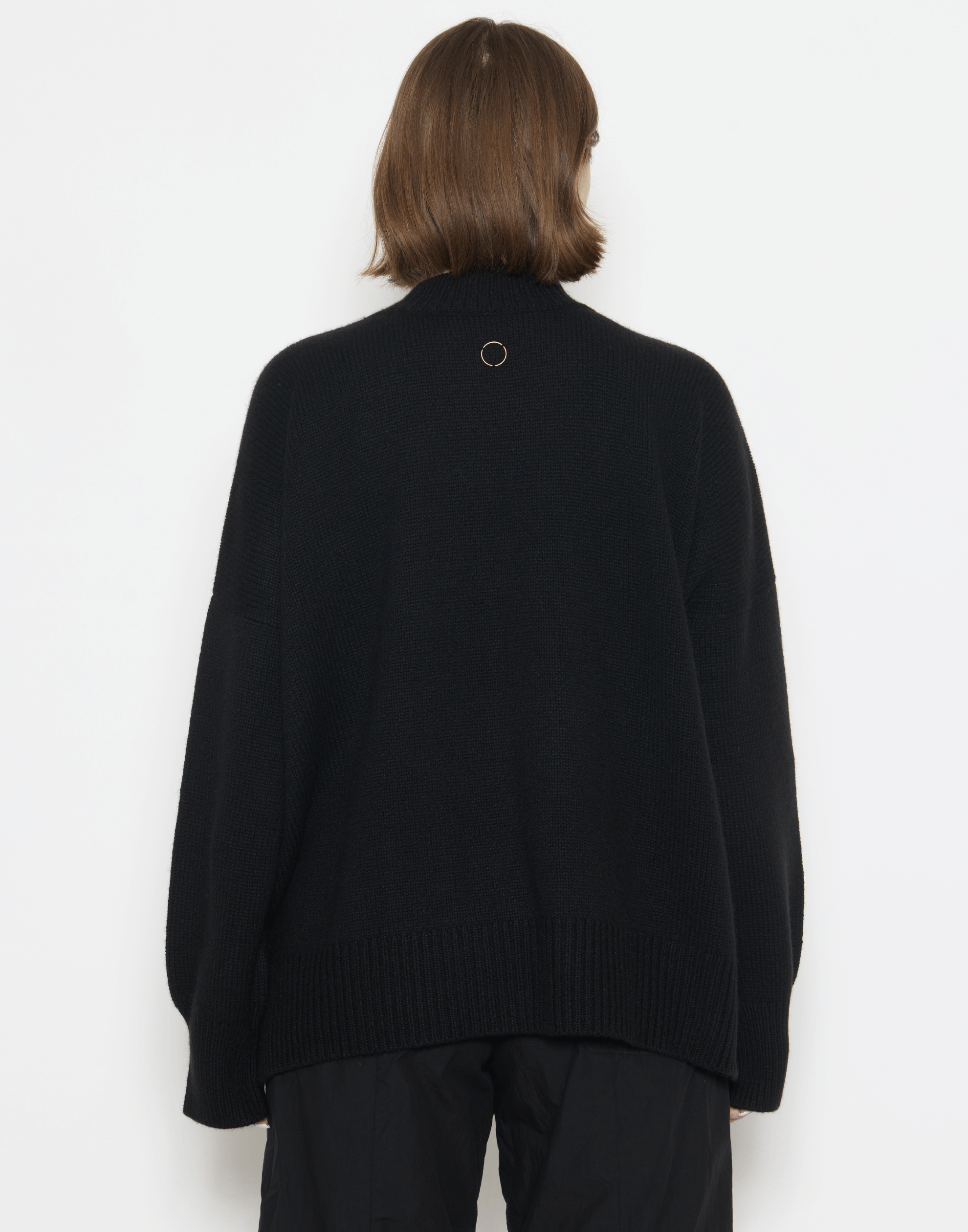 Black Cashmere Aire Chunky Cardigan