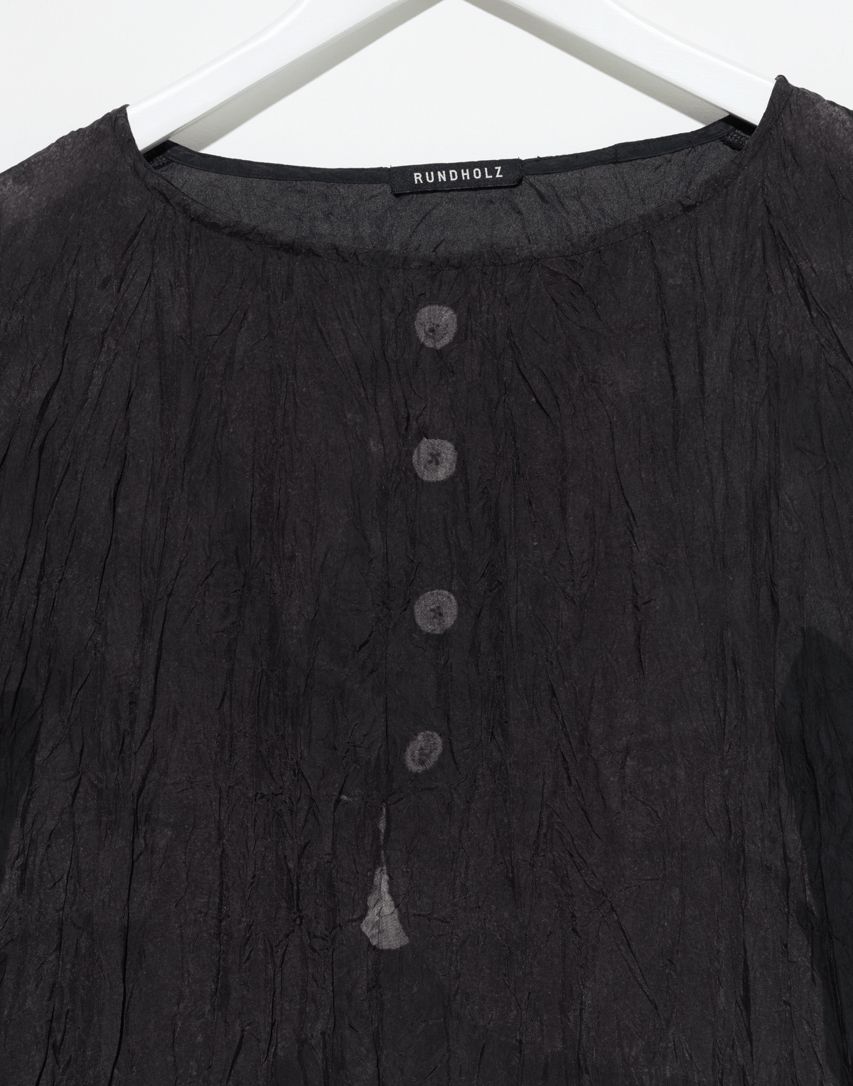 Black Panel Print Cupro Dress