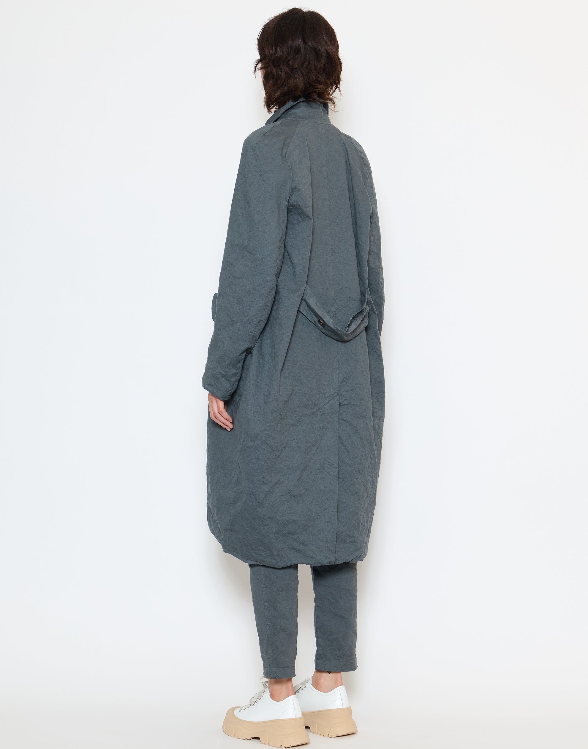 Shop Hannoh Wessel Coats Online | Zinc Cotton Blend Maxima Coat