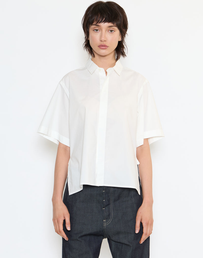 Off White Cotton Belem Shirt