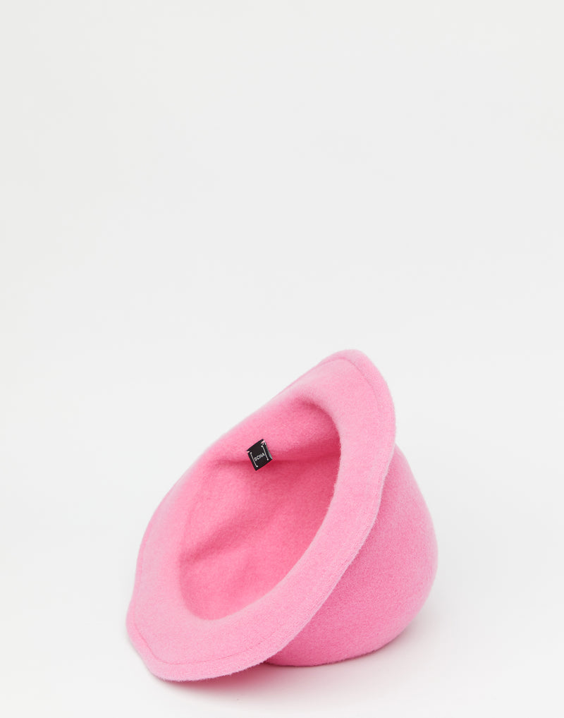 Light Pink Lazy Small + Felt Hat