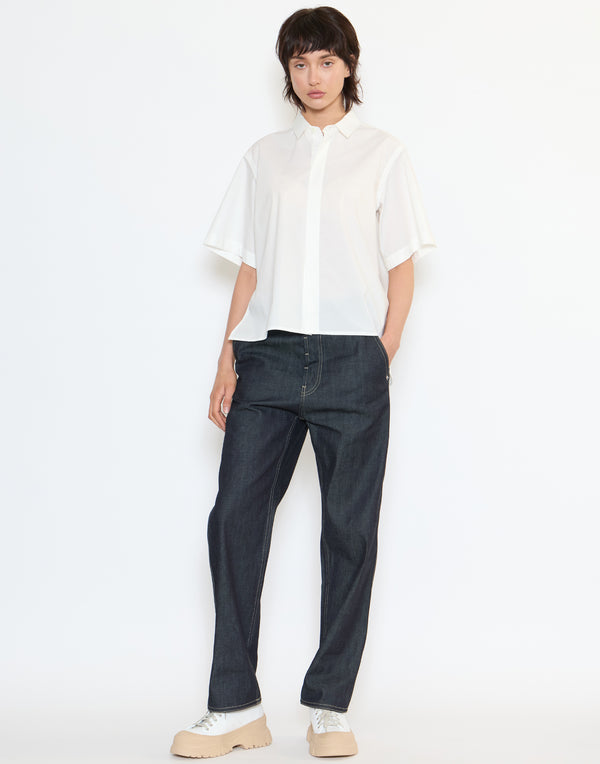 Off White Cotton Belem Shirt