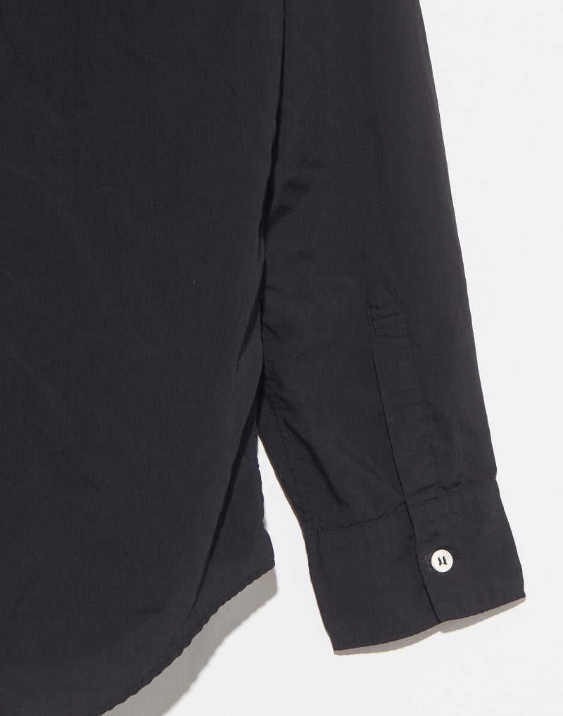 Black Appliqué Detailed Shirt