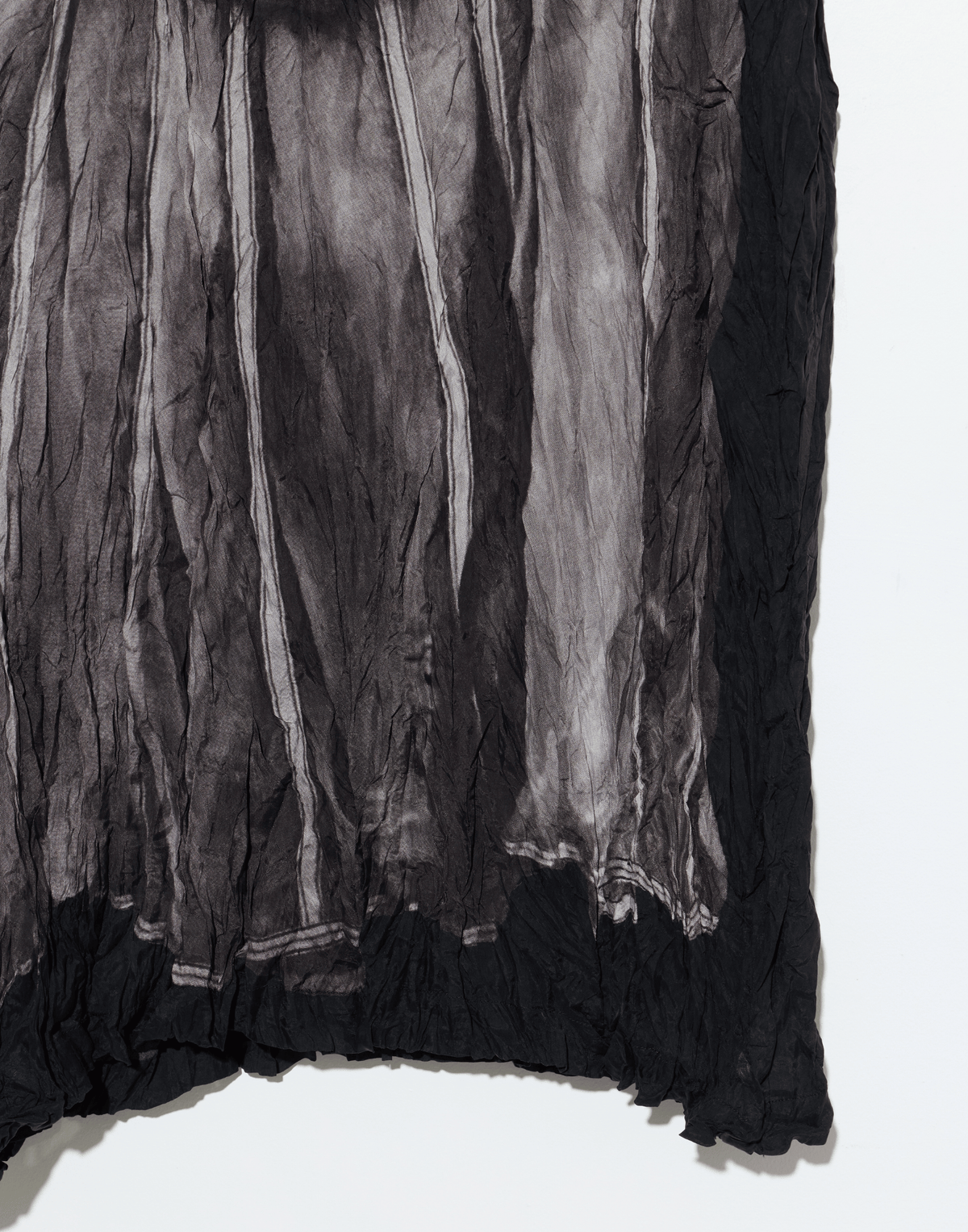 Black Panel Print Cupro Dress