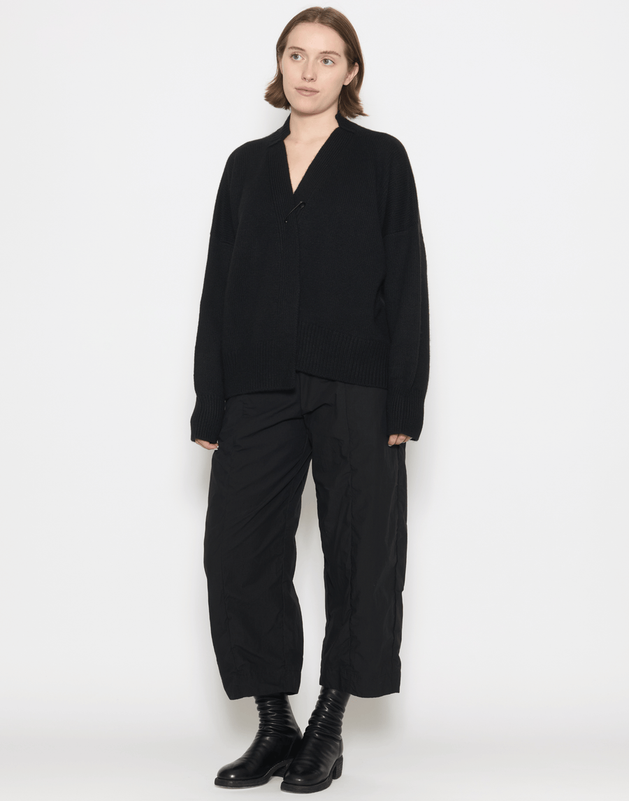 Black Cashmere Aire Chunky Cardigan