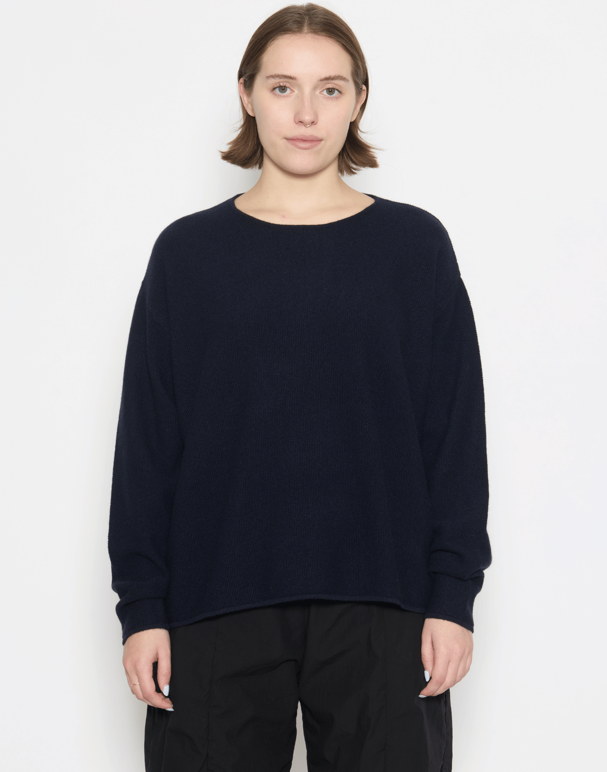 Ocean Blue Cashmere Bagi Pullover