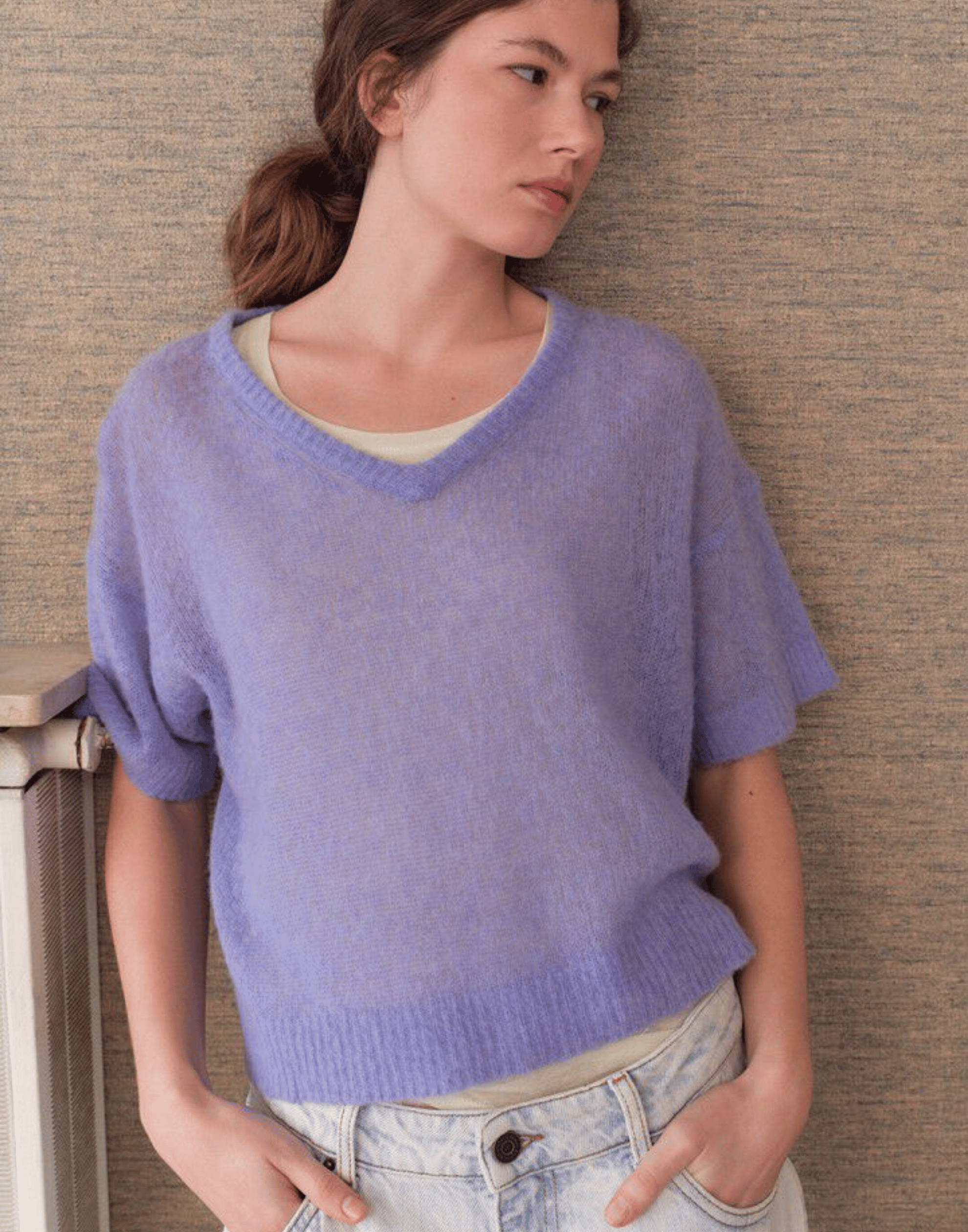 Provence Wool Cashmere Blend Bodyrow Pullover