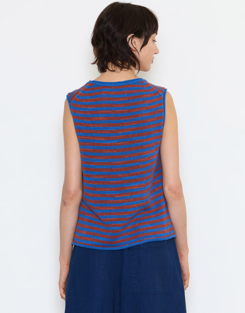 Bluebird Linen & Cotton Knit Vest