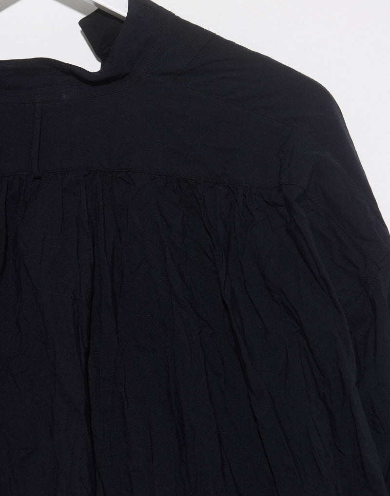 Black Cotton Kora Lavato Shirt