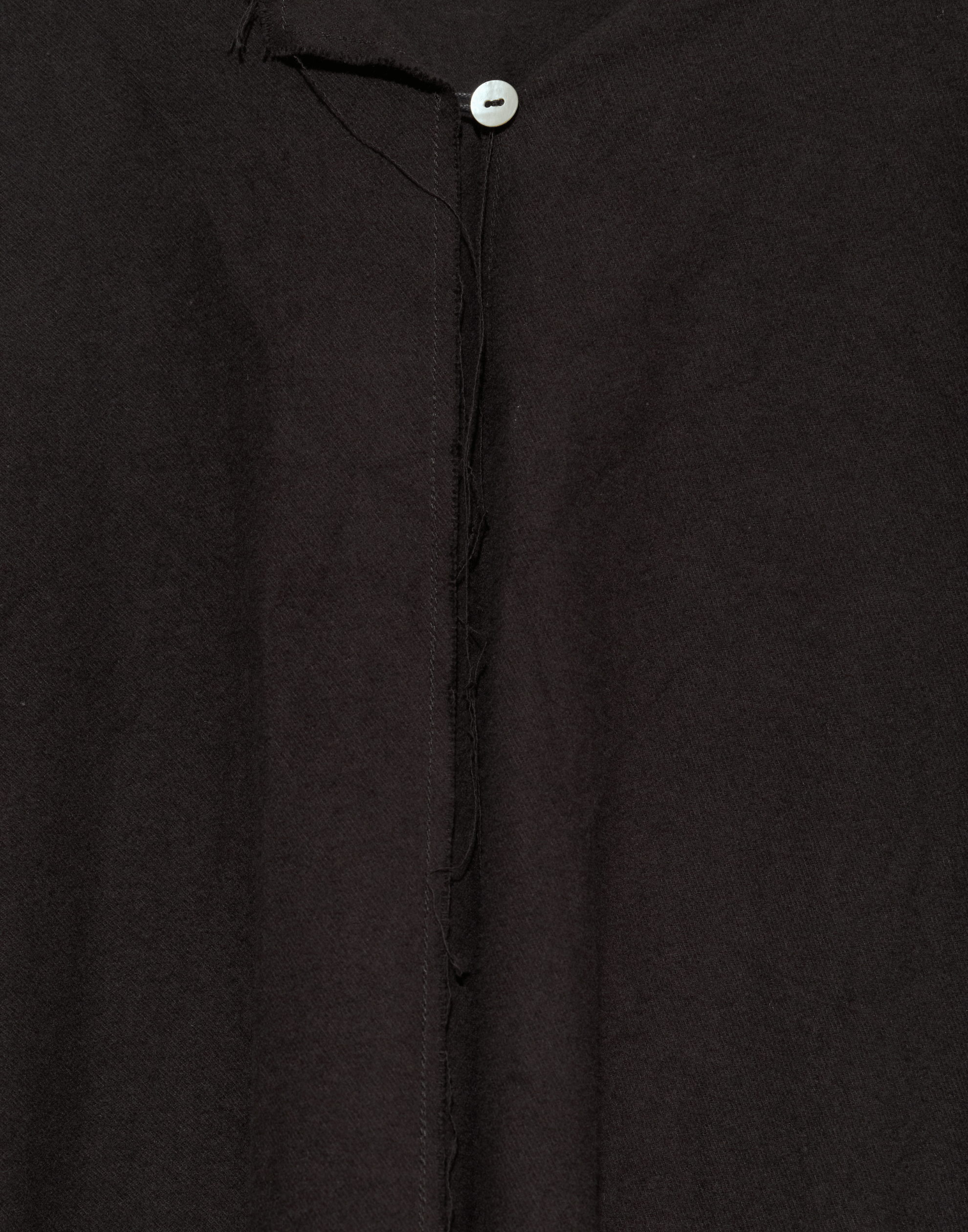 Bitter Chocolate Cotton Flannel Volume Coat