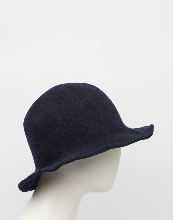 Navy Traveller + Felt Hat