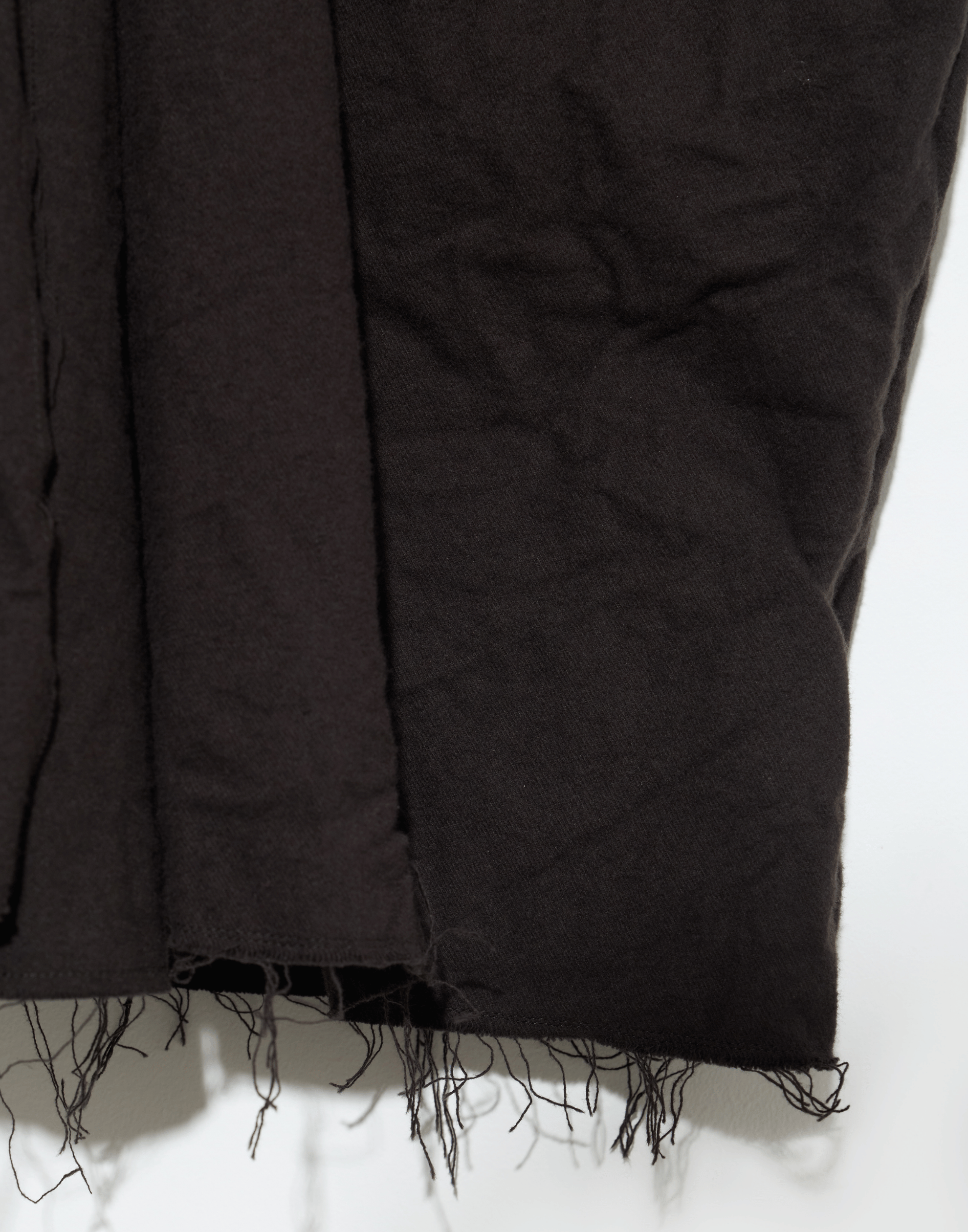 Bitter Chocolate Cotton Flannel Volume Coat