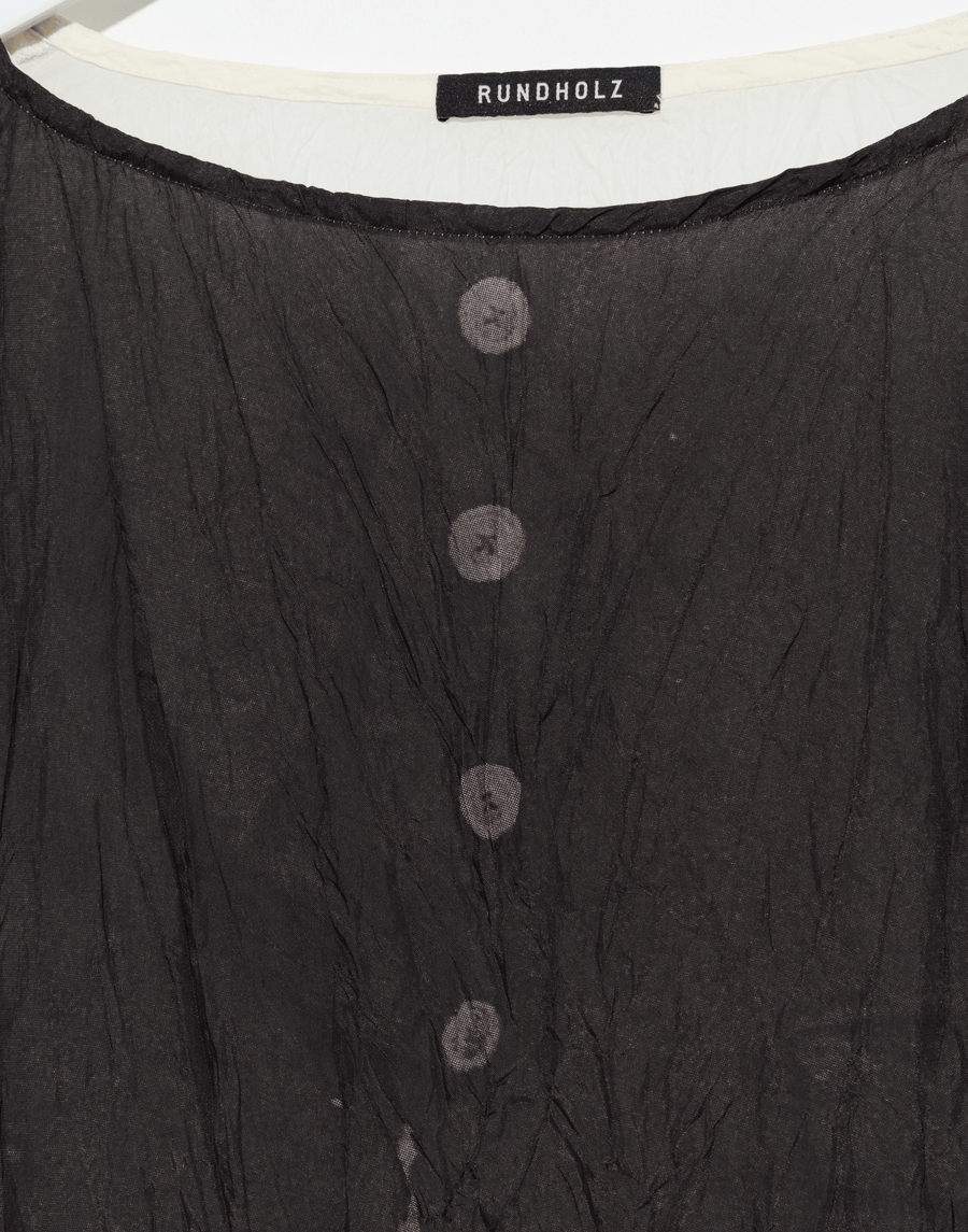 Bone Panel Print Cupro Dress