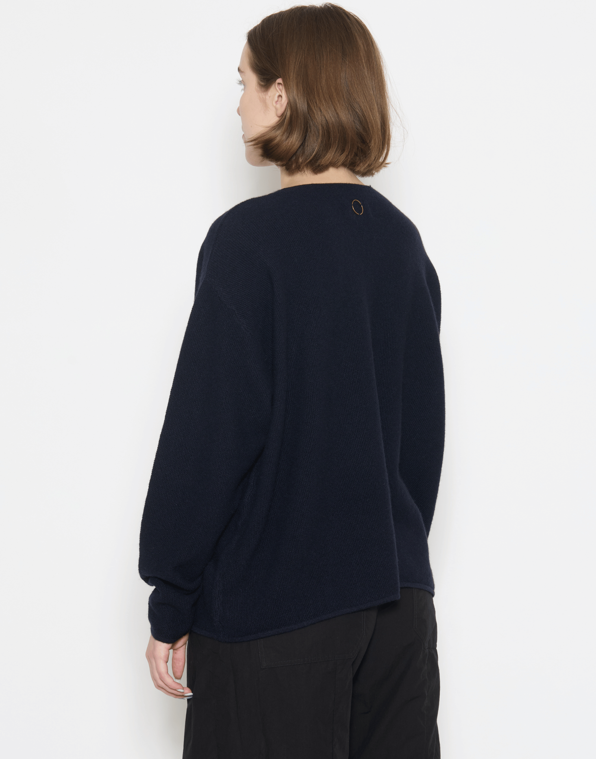 Ocean Blue Cashmere Bagi Pullover