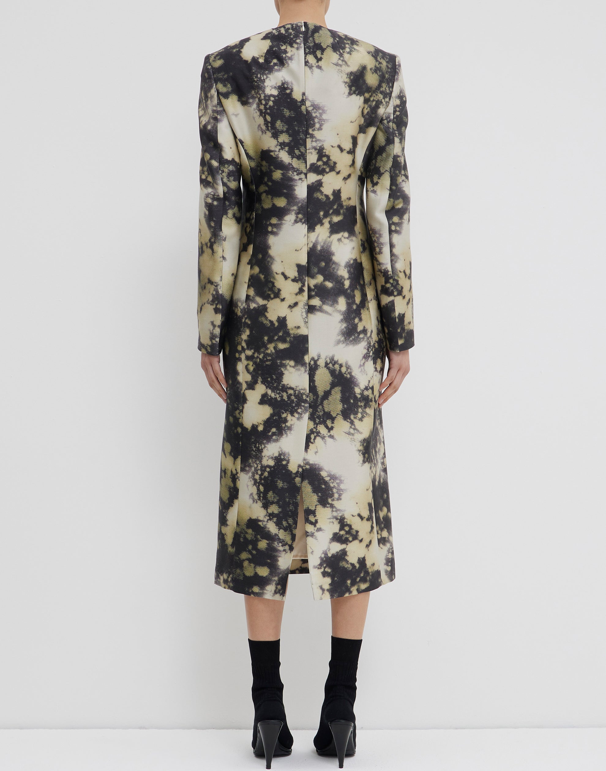 Jasper Silk Wool Dina Tailored Dress