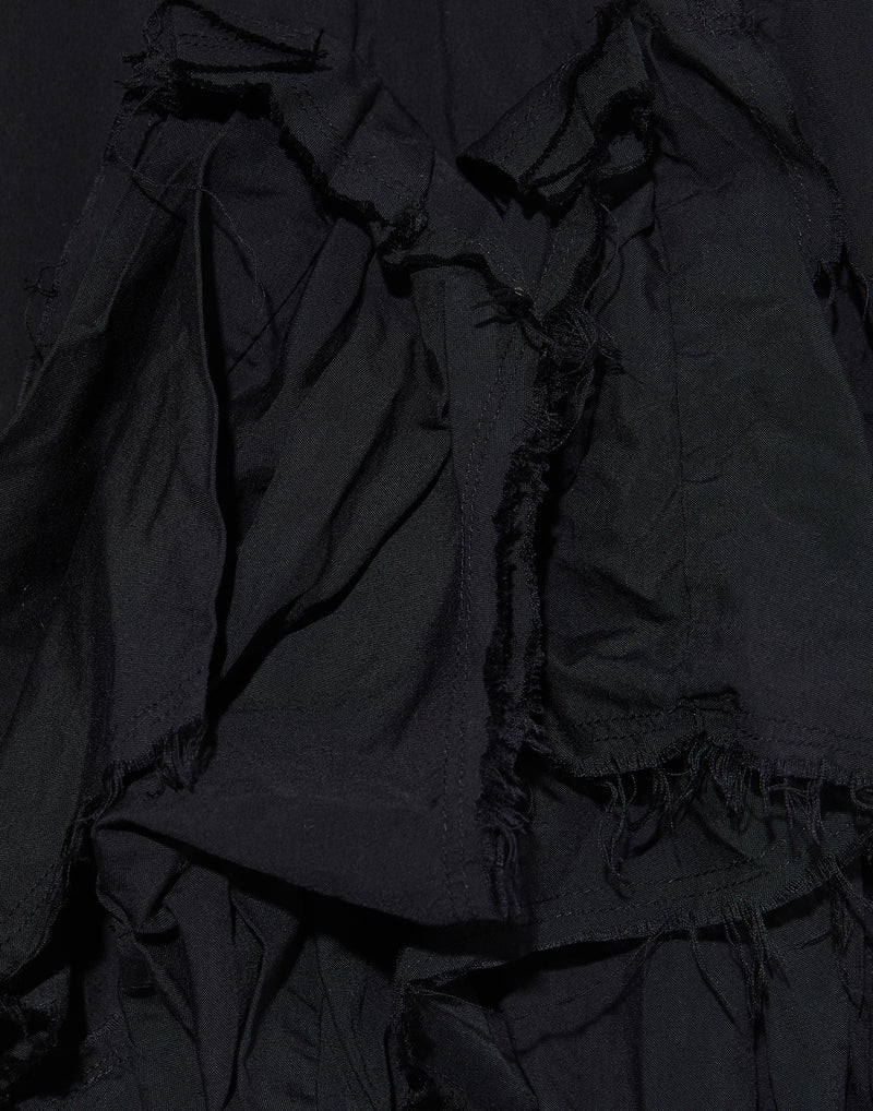 Black Appliqué Detailed Shirt