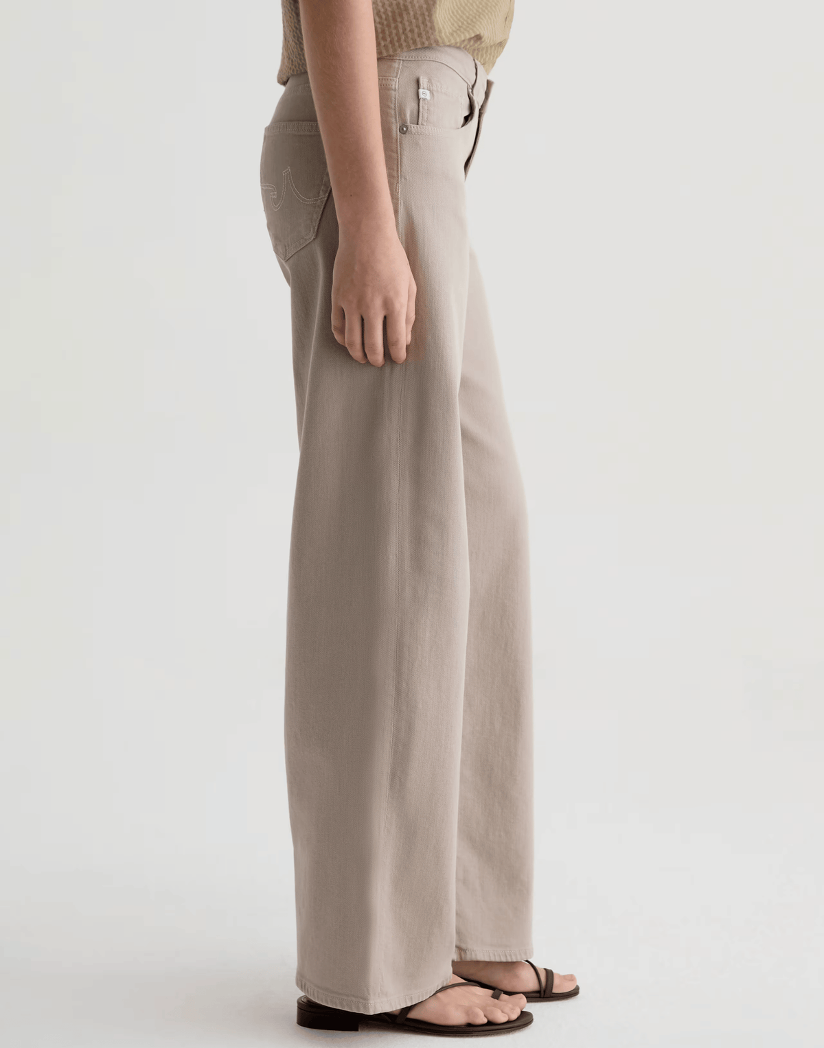 Taupe Low-Rise Adria Jeans