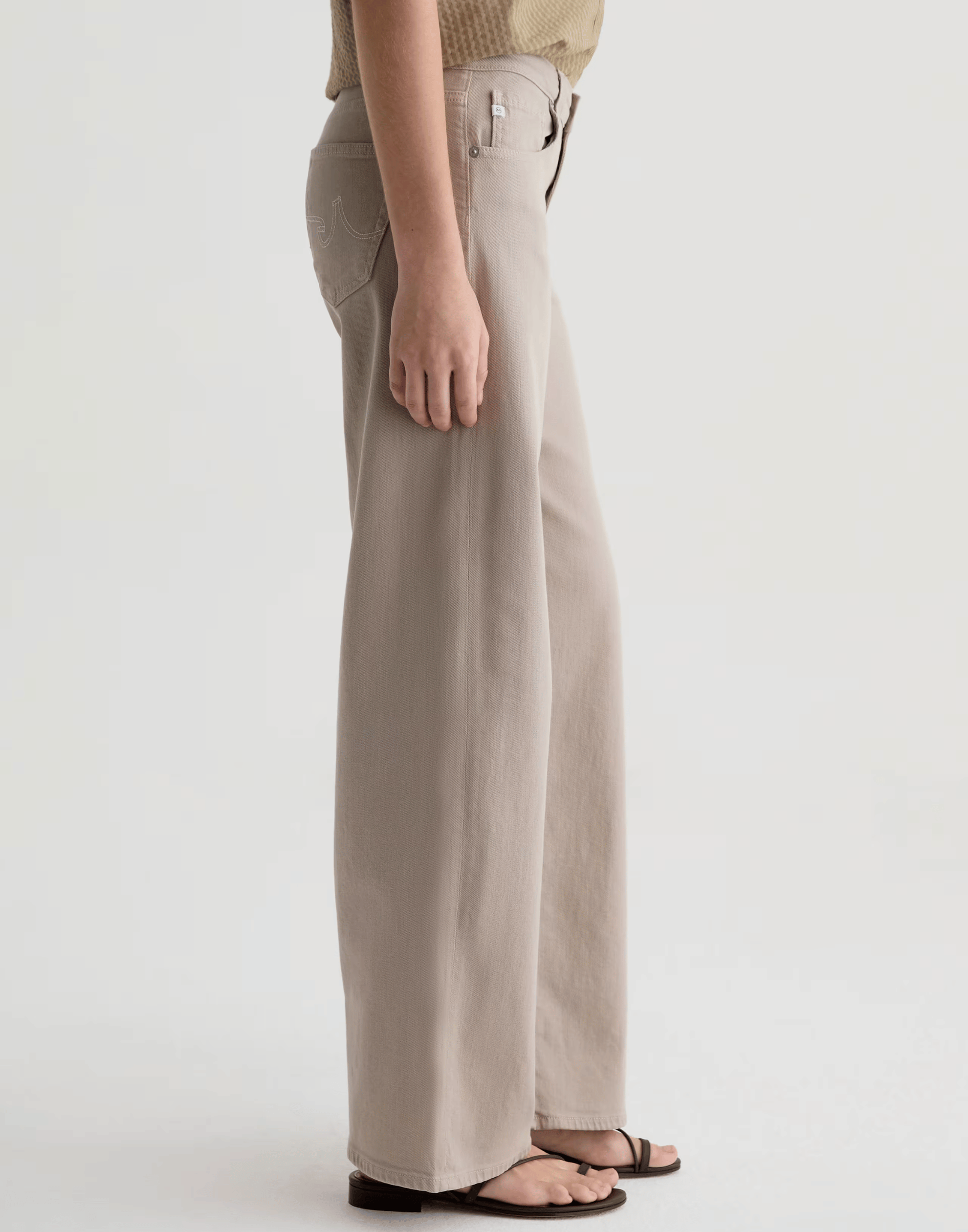 Taupe Low-Rise Adria Jeans