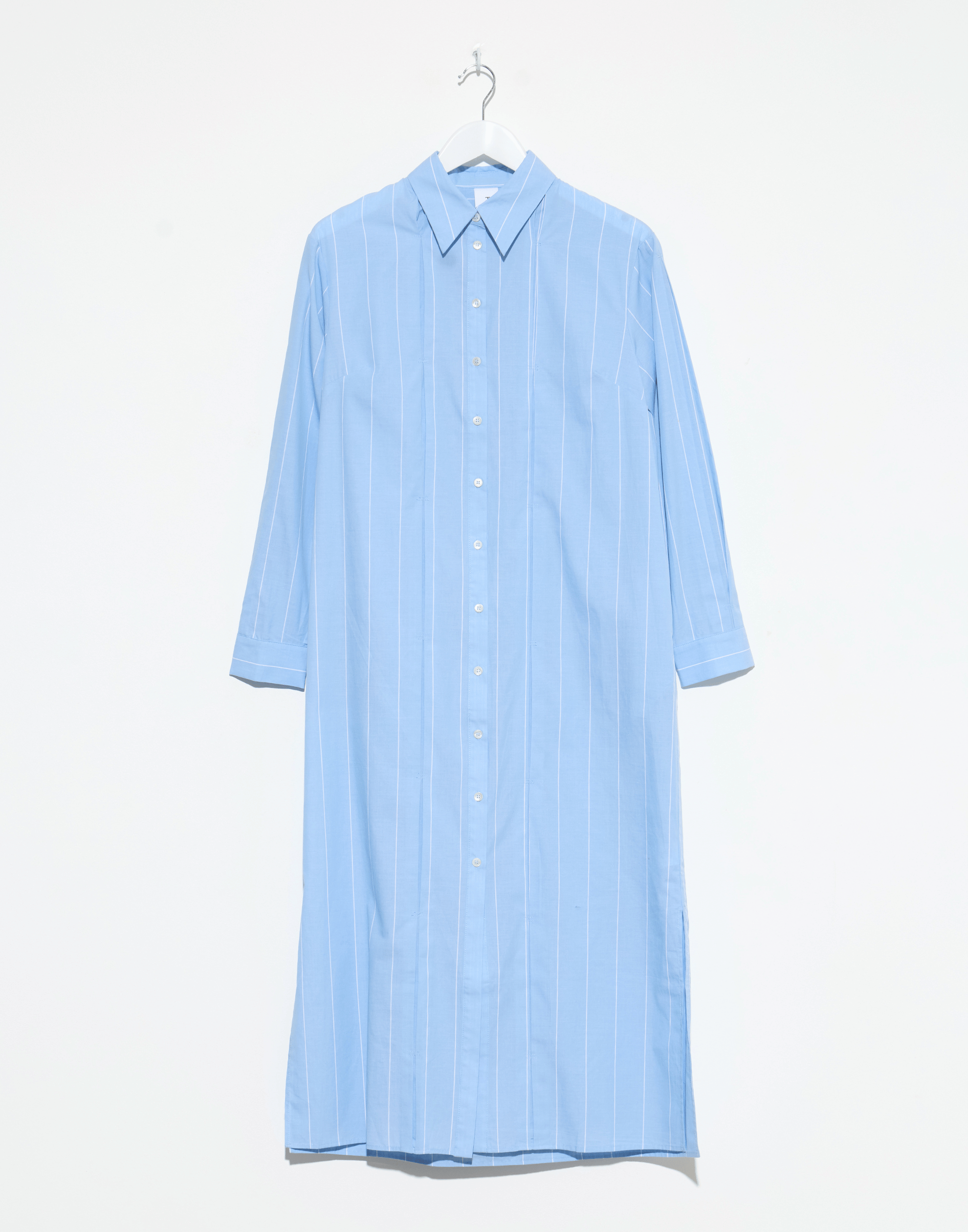 Chambray Pinstripe Cotton Lolly Dress