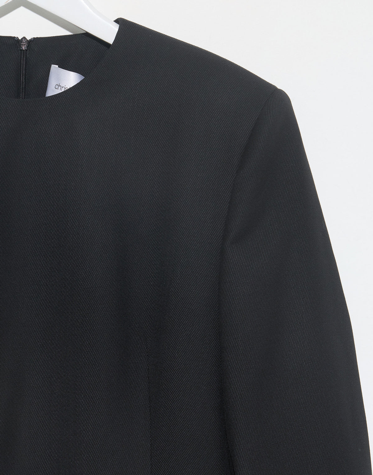 Black Silk & Wool Dina Tailored Dress