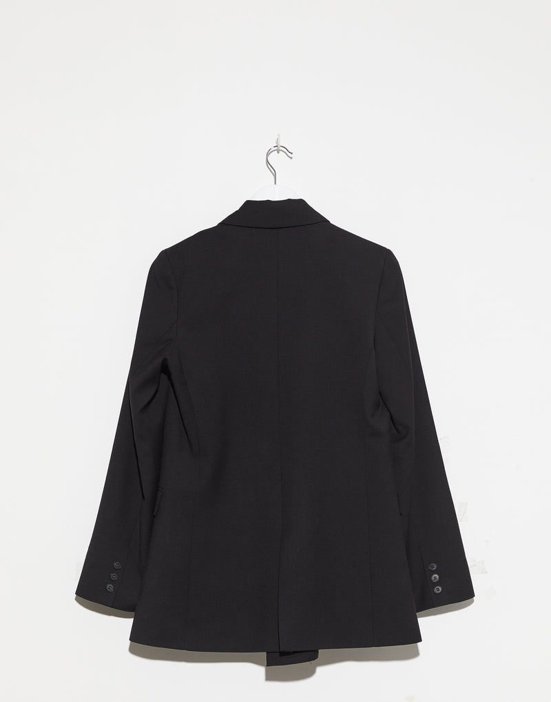 Black Wool Blend Clara Blazer