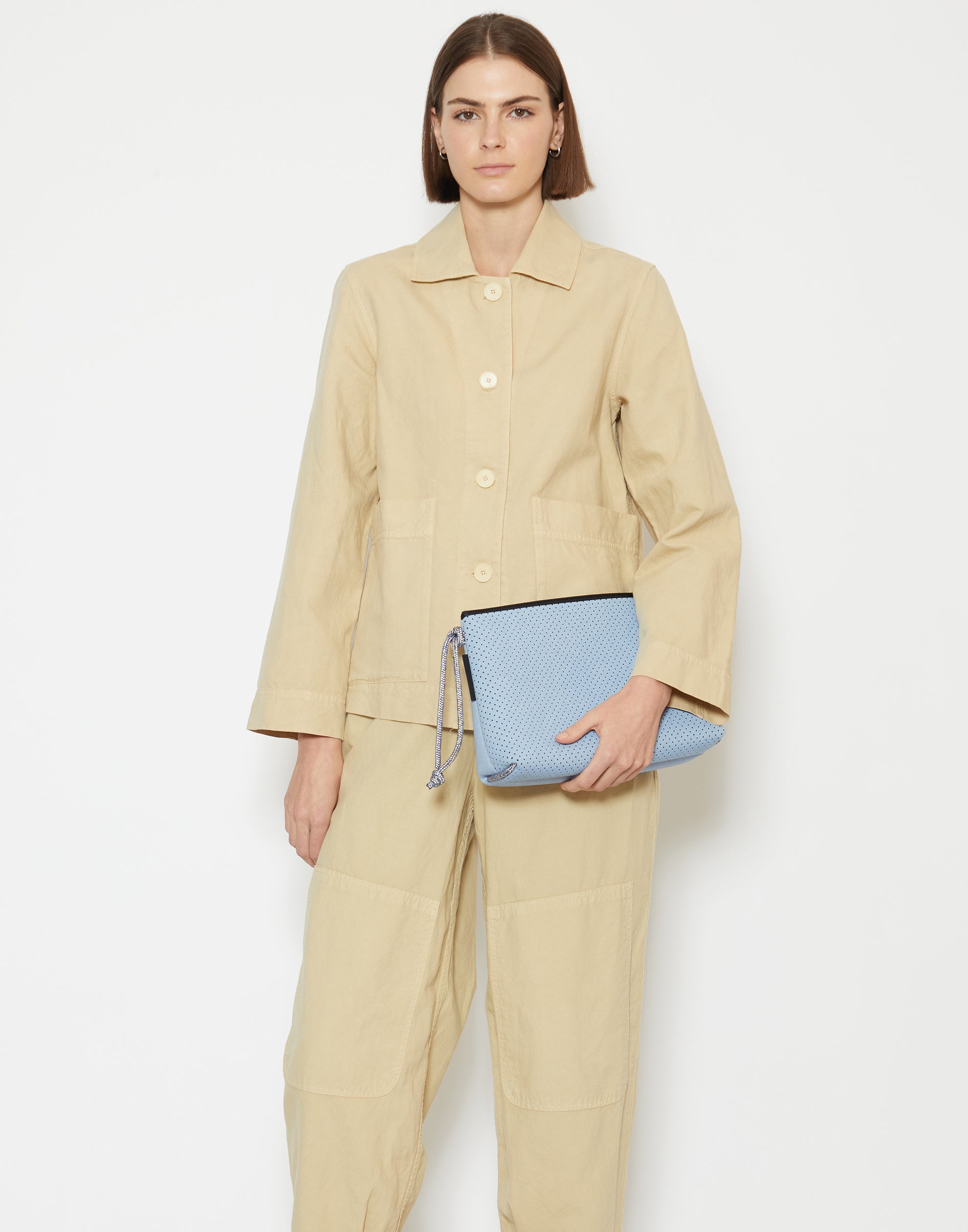 Super Fade Denim Everyday Large Pouch