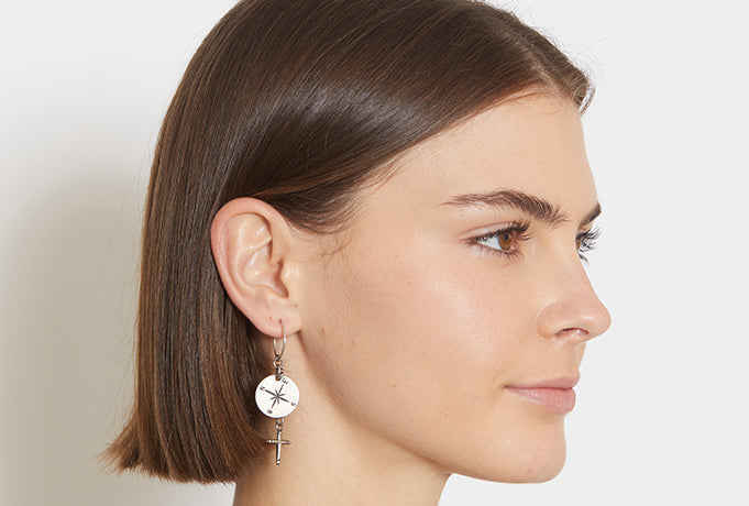 Shop Werkstatt Munchen Jewellery | Silver Fine Track Hoop