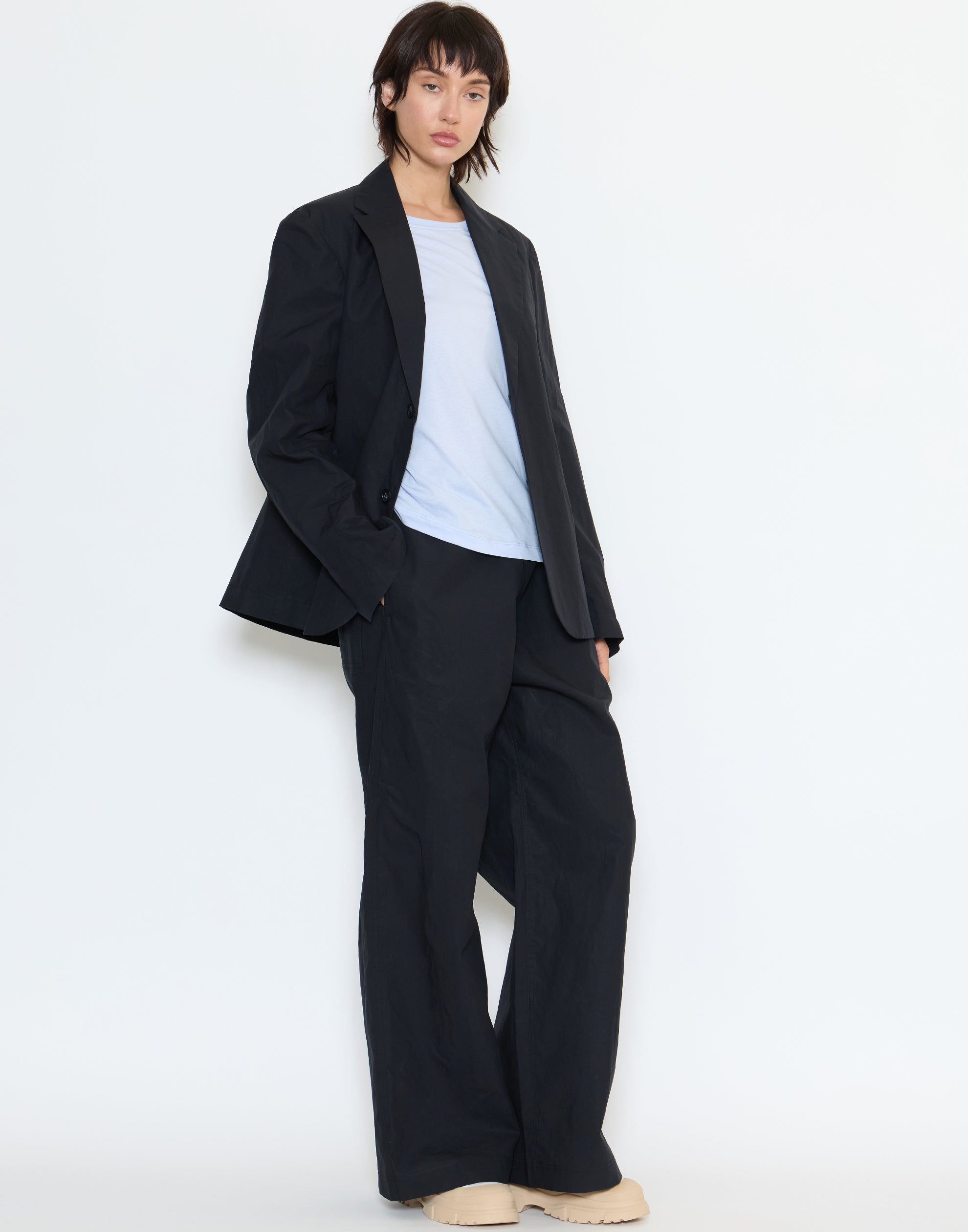 Midnight Cotton Carolina Blazer