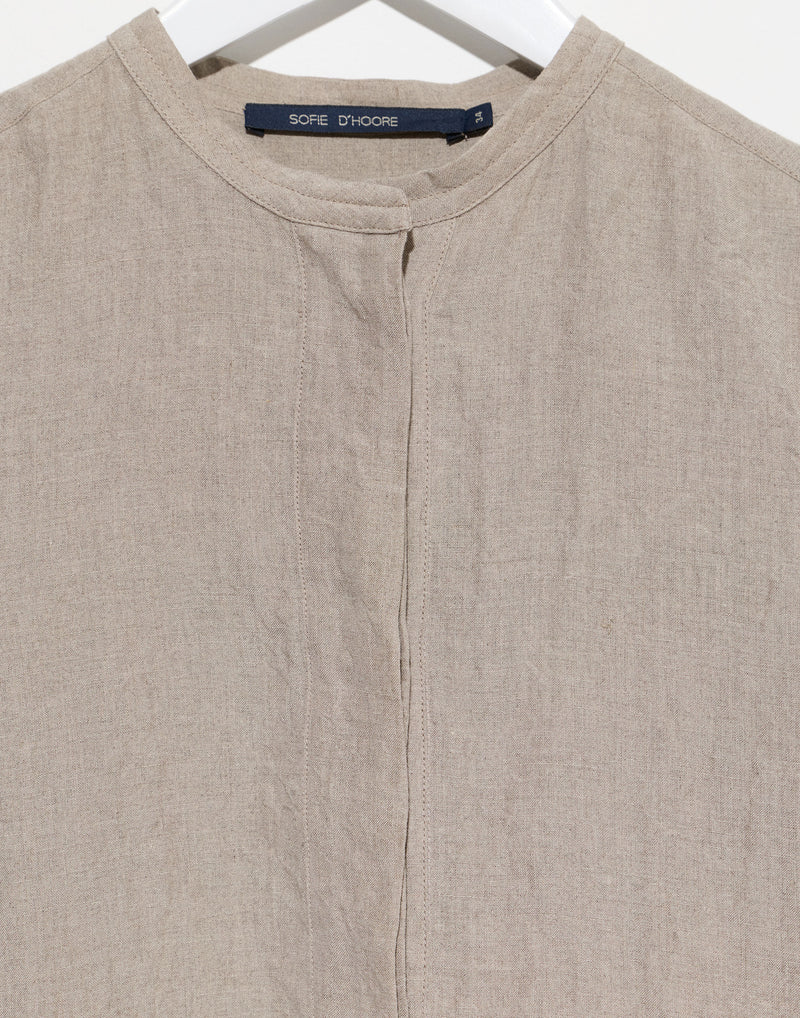Natural Linen Dublin Shirt Dress