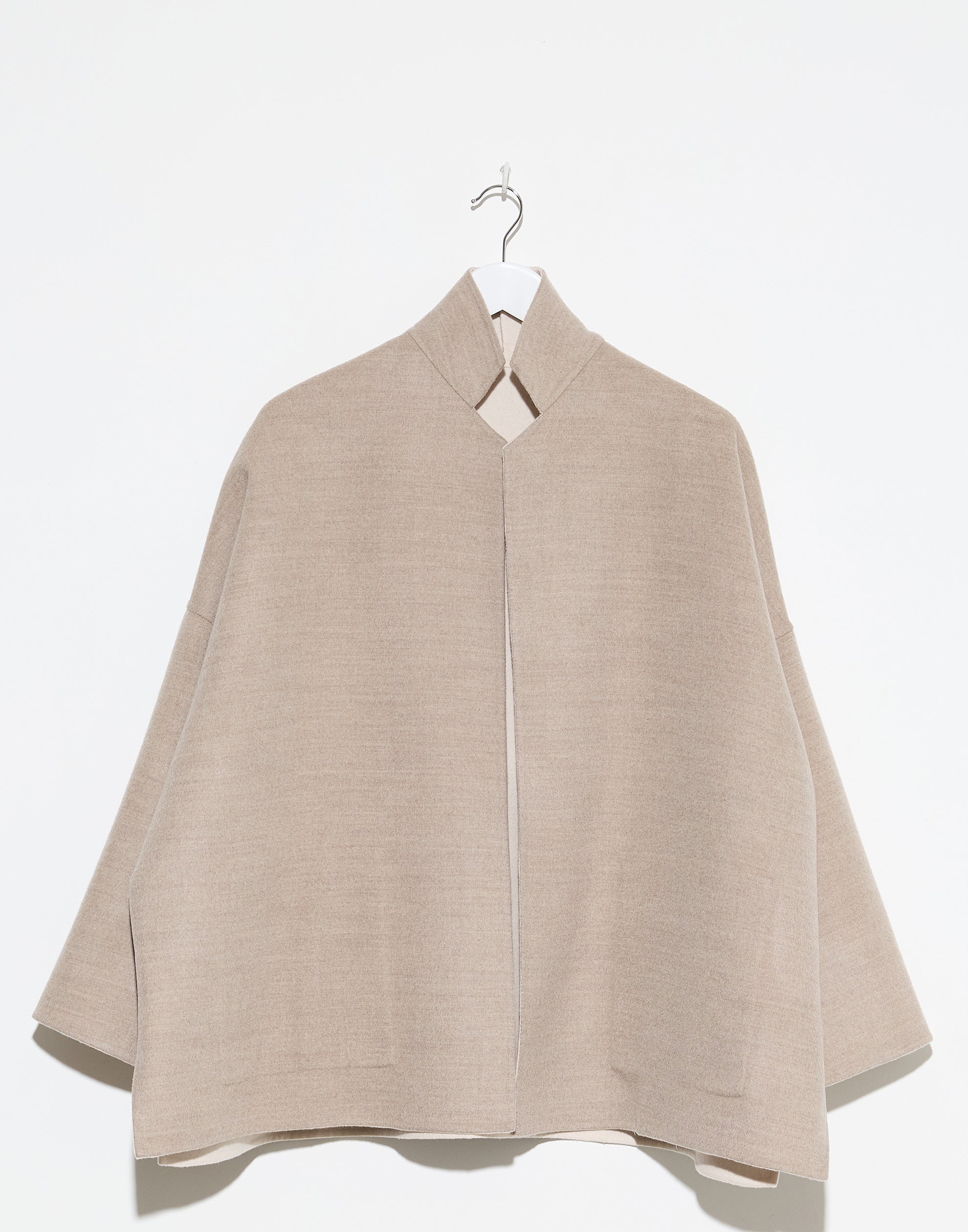 Two Tone Wool Reversible Giacca Gladiolo Jacket