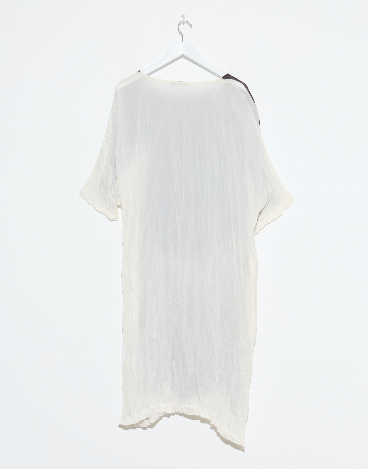 Bone Panel Print Cupro Dress