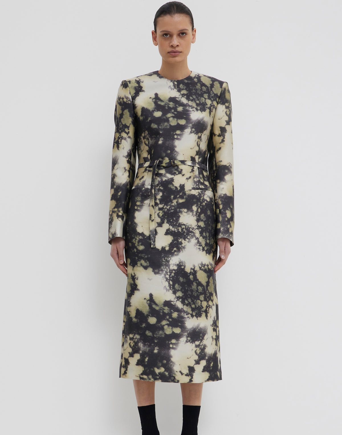Jasper Silk Wool Dina Tailored Dress