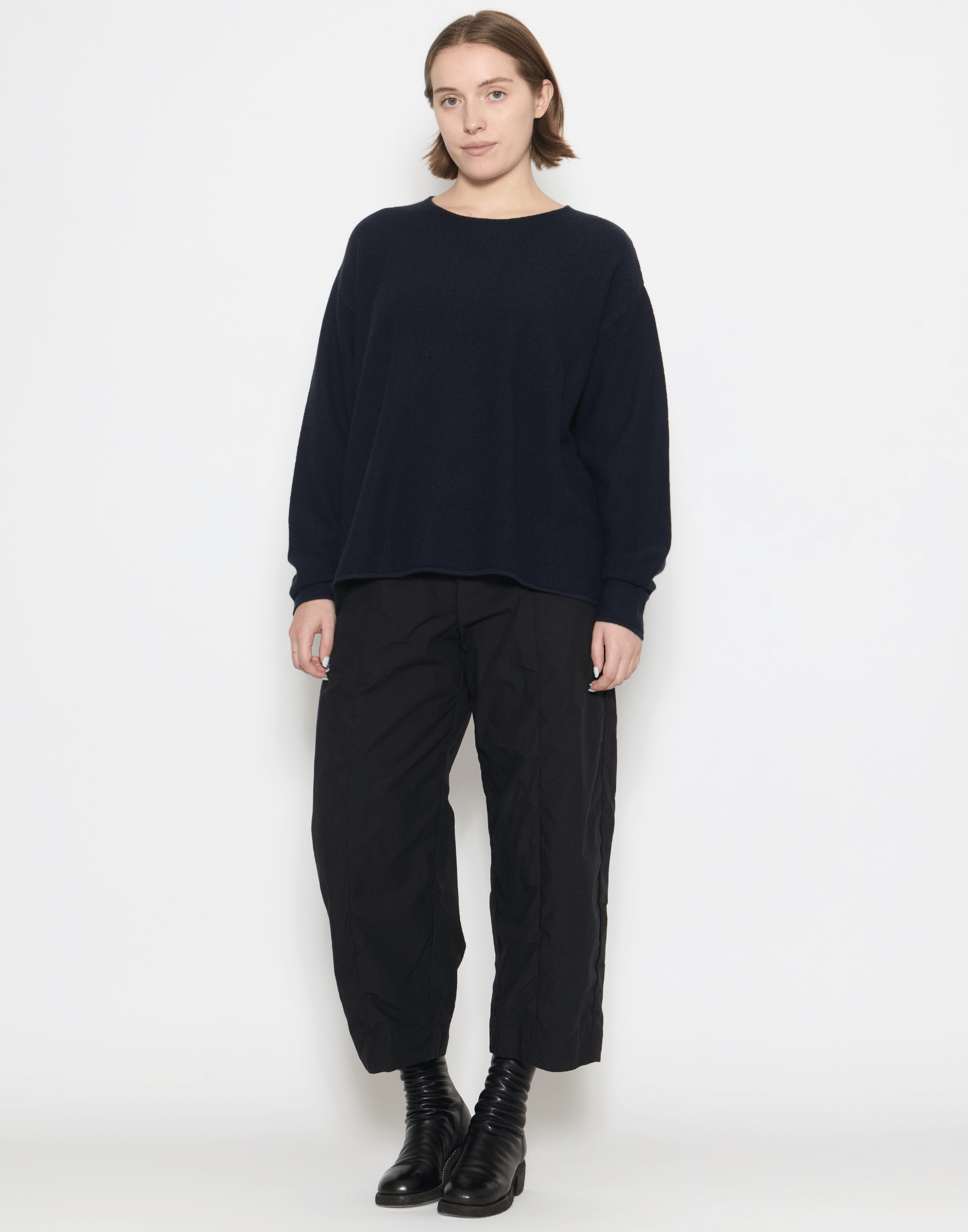 Ocean Blue Cashmere Bagi Pullover
