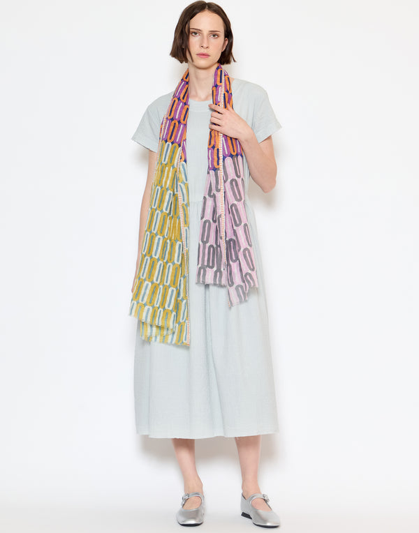Sunset Linen & Cotton Scarf