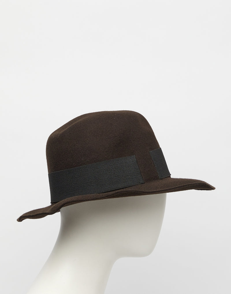 Chocolate Brown Traveller EB Felt Hat