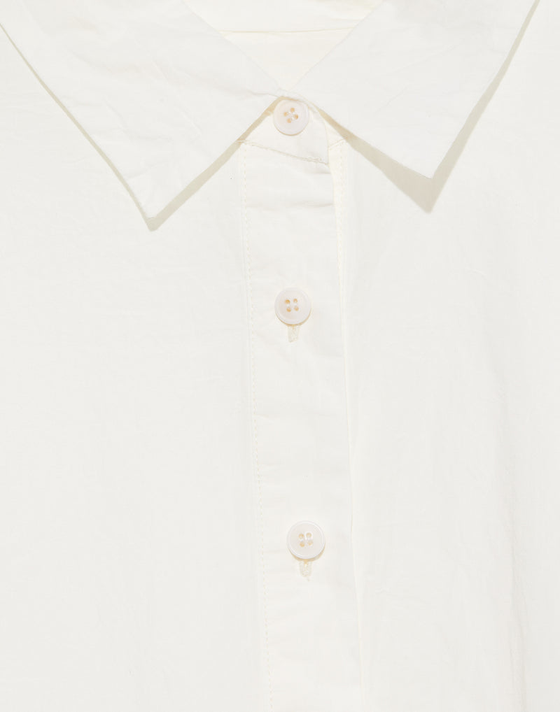 White Cotton Tippy Shirt