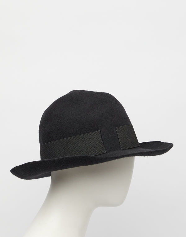 Dark Grey Lazy EB Felt Hat