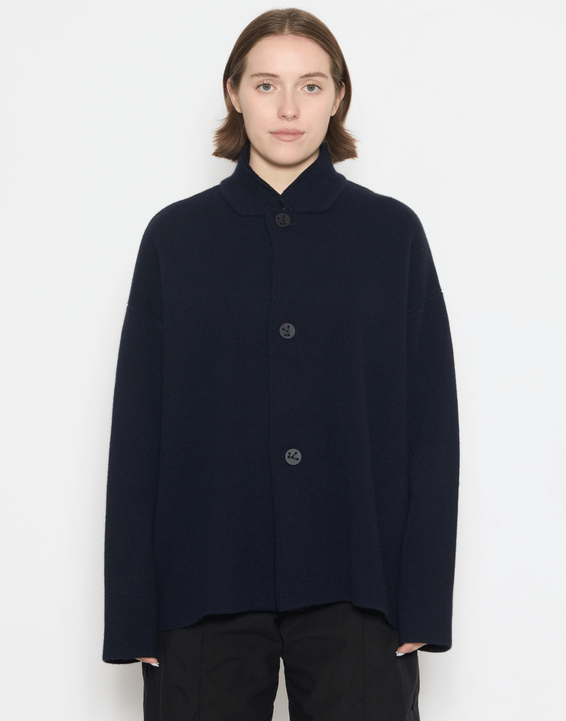 Ocean Blue Cashmere Wind Jacket
