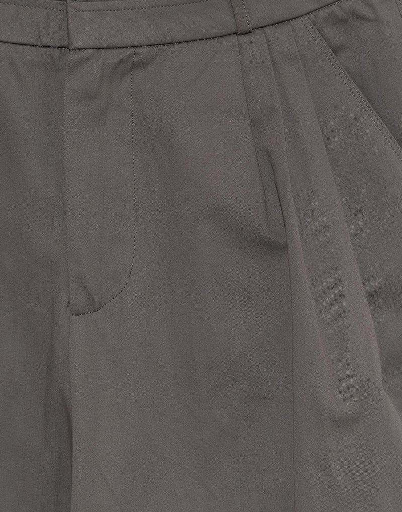 Charcoal Cotton Two Layer Pants