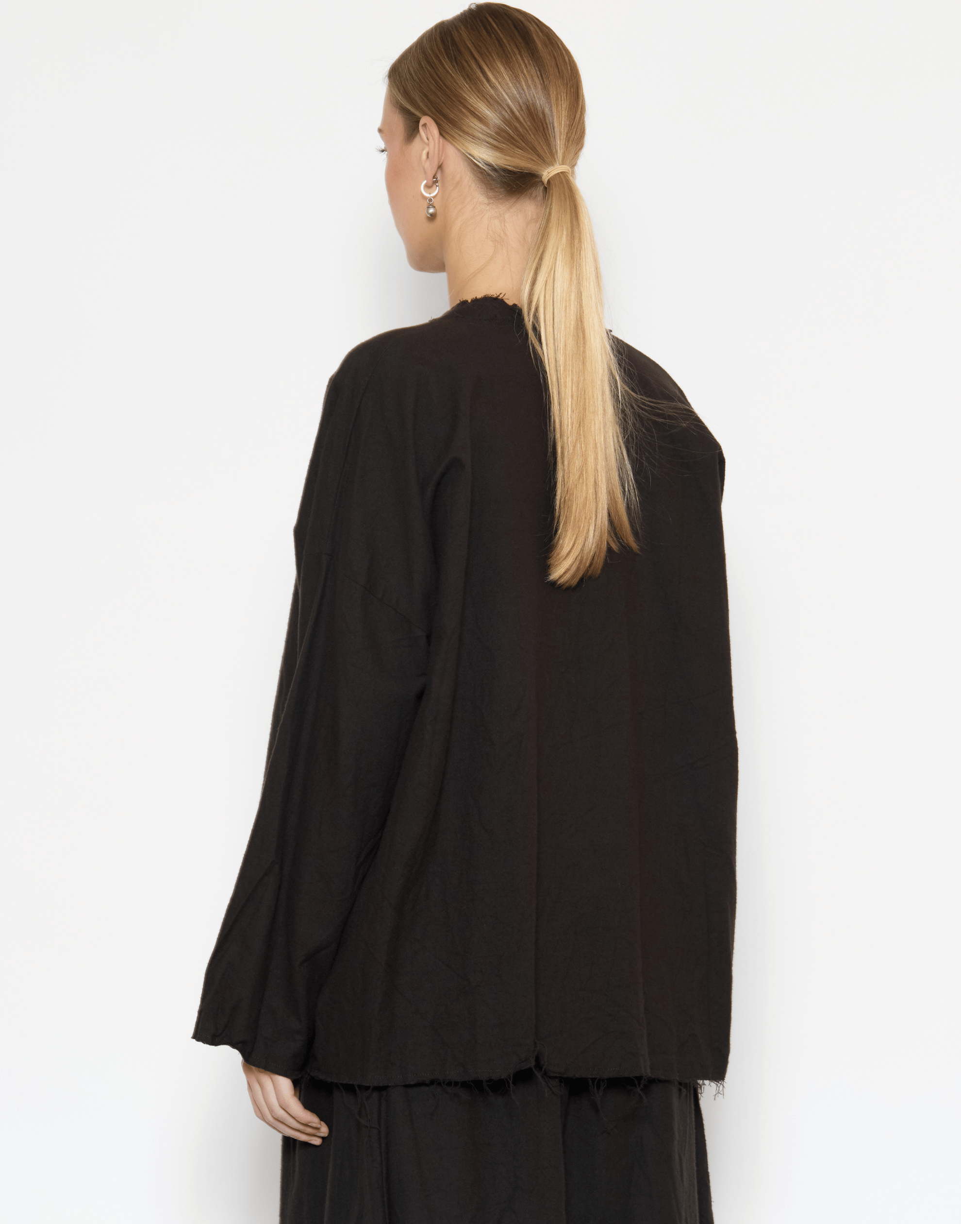 Bitter Chocolate Cotton Flannel Open Top