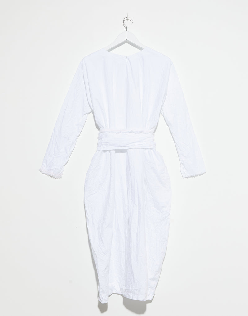 White Cotton Luciana Rossella Dress