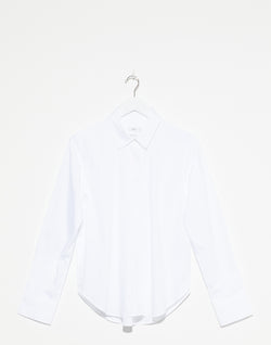 White Cotton Poplin Classic Shirt